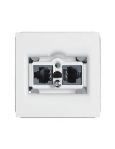 Ackermann - Prise pour fiche auto-éjectable double RJ vue de face 2