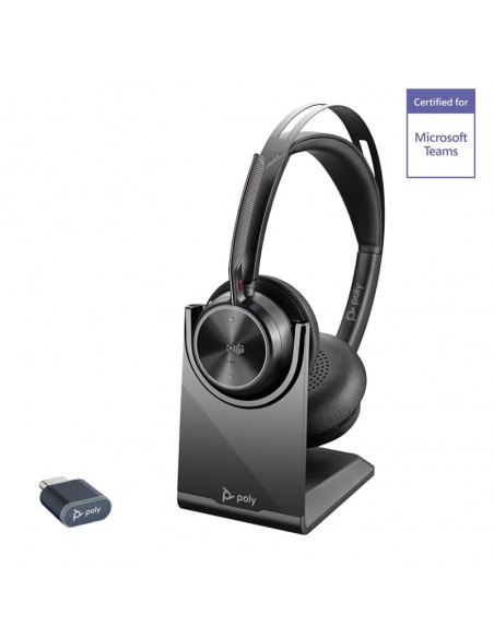 Poly Voyager Focus 2 USB-C MS Avec Base De Recharge Poly Voyager Focus 2 USB-C MS Avec Base De Recharge