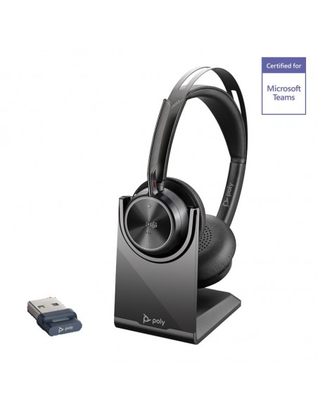 Poly Voyager Focus 2 USB-A MS Avec Base De Recharge Poly Voyager Focus 2 USB-A MS Avec Base De Recharge