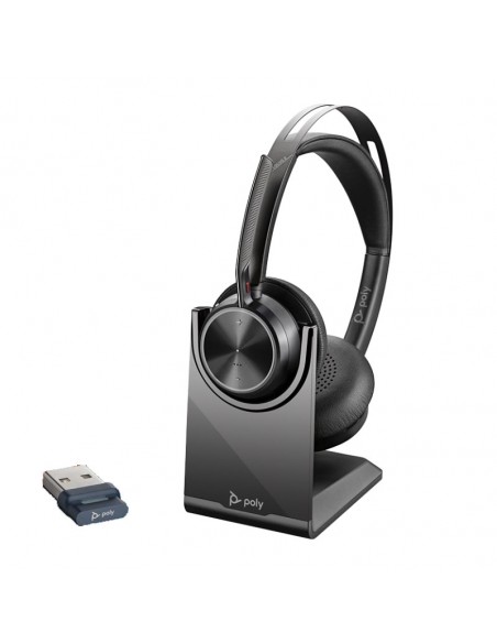 Poly Voyager Focus 2 UC USB-A  Avec Base De Recharge Poly Voyager Focus 2 UC USB-A  Avec Base De Recharge