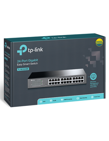 TP LINK - Easy Smart switch 24 ports TL-SG1024DE