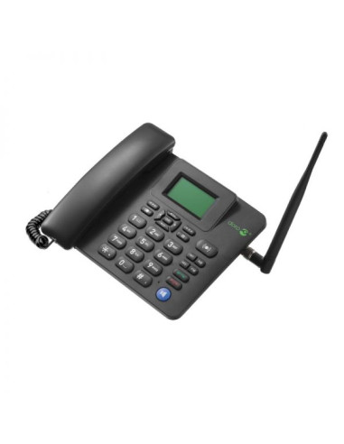 4G téléphone mobile fixe / Mémoire interne 80 Mo - 128x64 px - noir